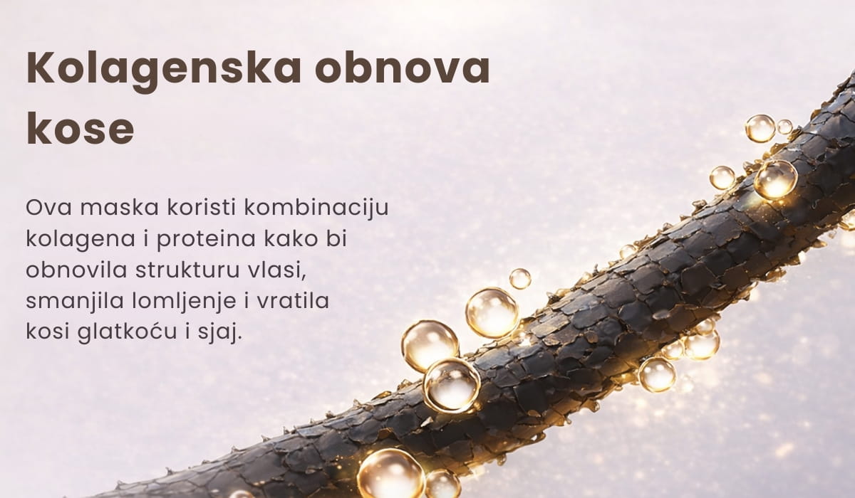 Kolagenska maska protiv lomljenja kose